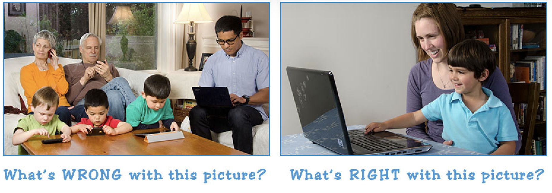 Technology comparison illustration